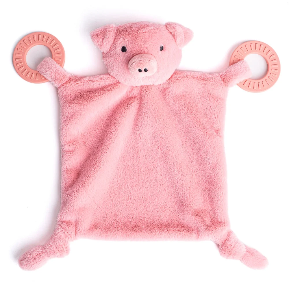 User-Friendly Teether Buddy Penny the Pig Eco-Friendly