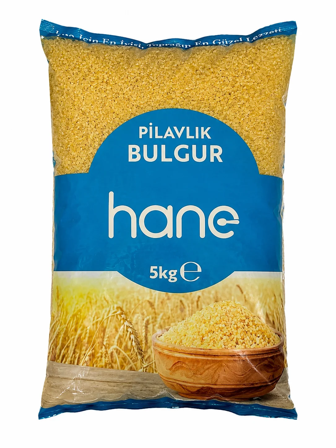 Comfortable Hane Coarse Bulgur for Excellent Turkish Pilaf 5kg PackHane Coarse Bulgur for Excellent Turkish Pilaf 5 kg Easy-to-Use