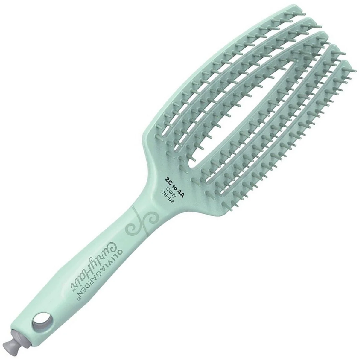 Environmentally Friendly CurlyHair Brush Dual Bristle 2C to 4A Curly 722-CHDB OLIVIA GARDEN Consistent