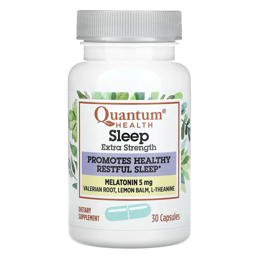 User-Friendly Quantum Health Sleep Extra Strength Melatonin 5 mg Capsules 30Ea Effective