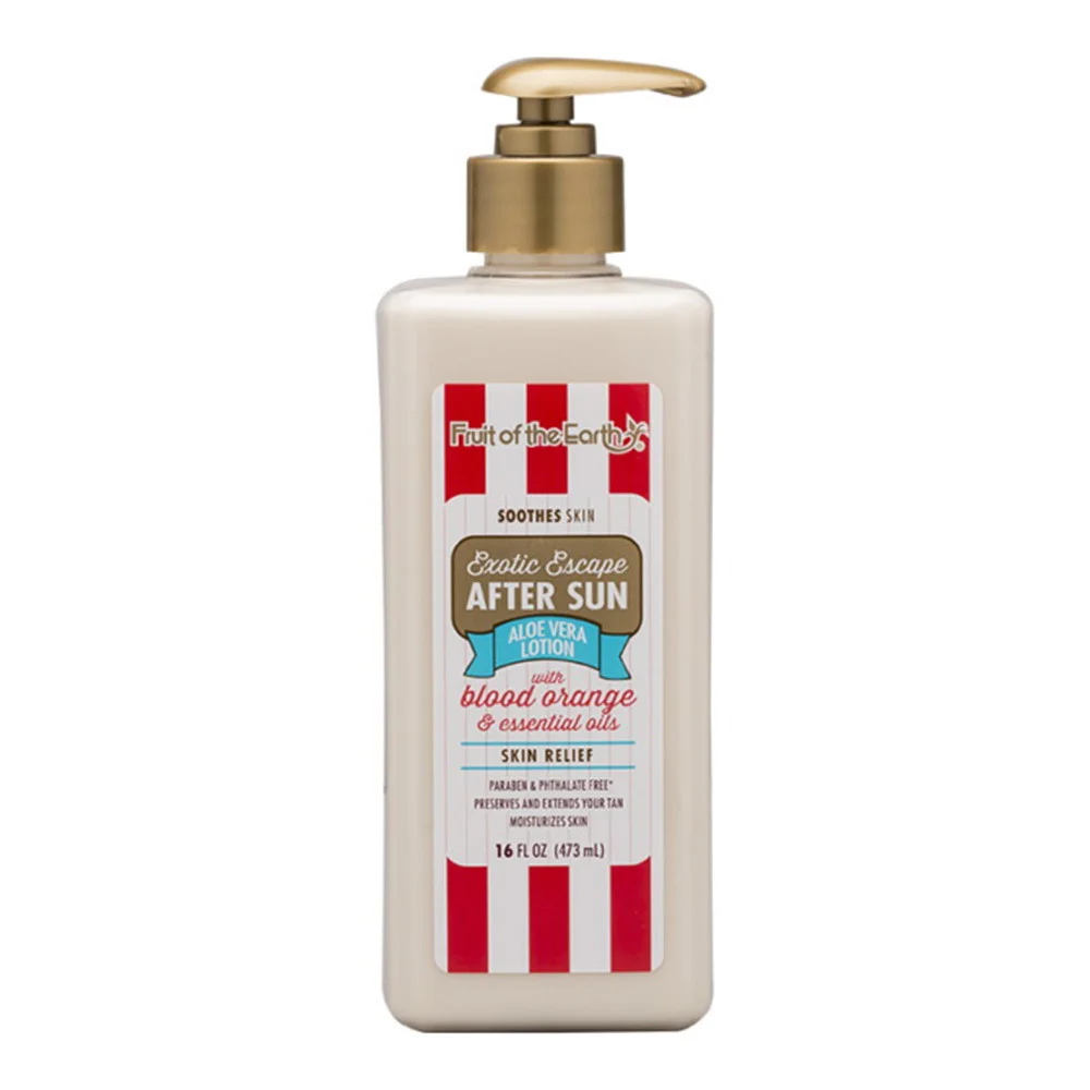 Relaxed Fruit of the Earth Exotic Escape After Sun Lotion with Blood Orange 16 Oz Consistent