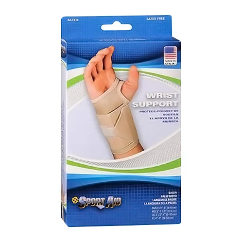 High-Performance Sportaid Wrist Support Latex Beige Left Medium 1 Ea Stylish
