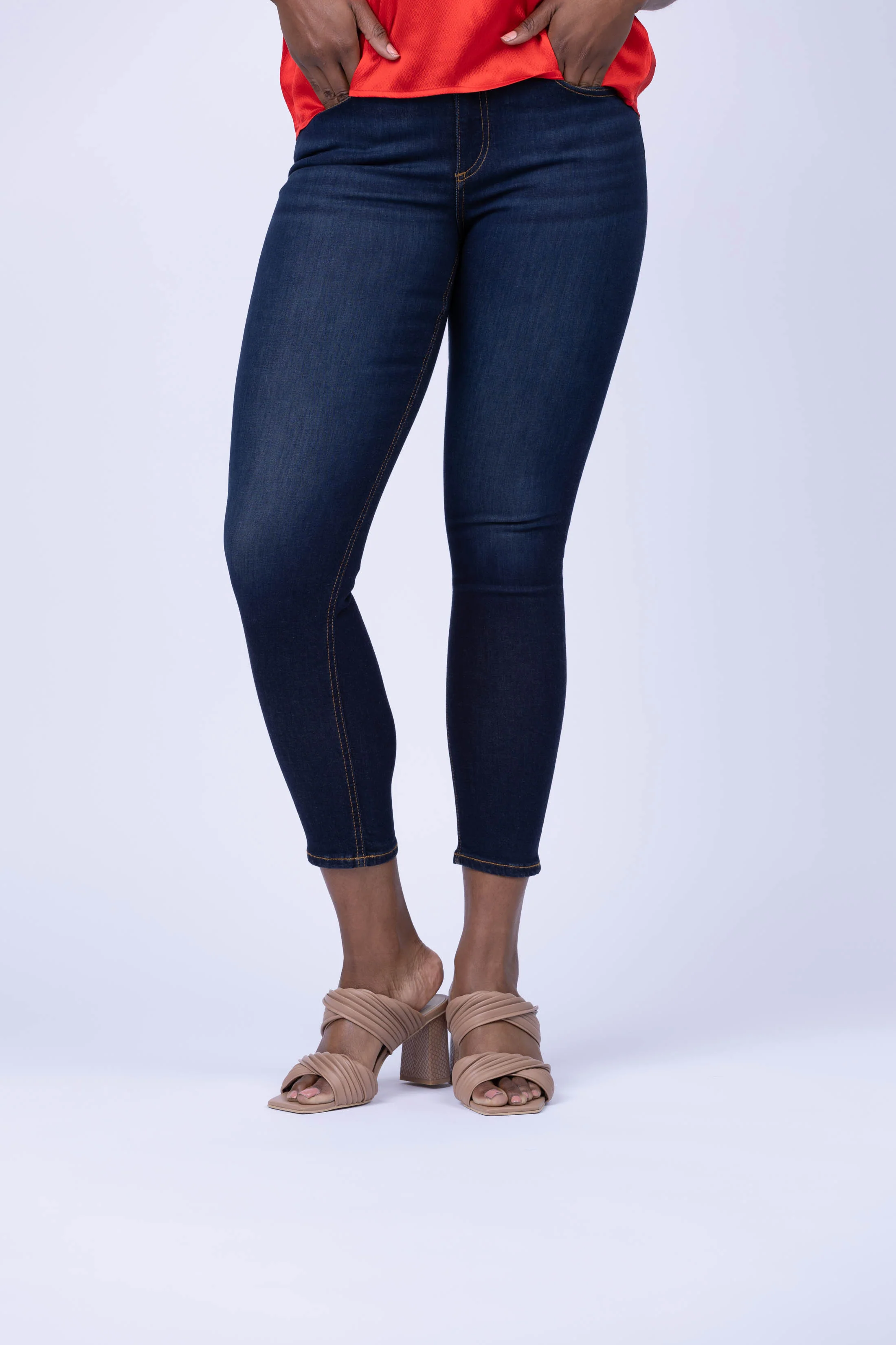 High-End Rag Bone Cate Mid-Rise Ankle Skinny Jean in Carmen Efficient
