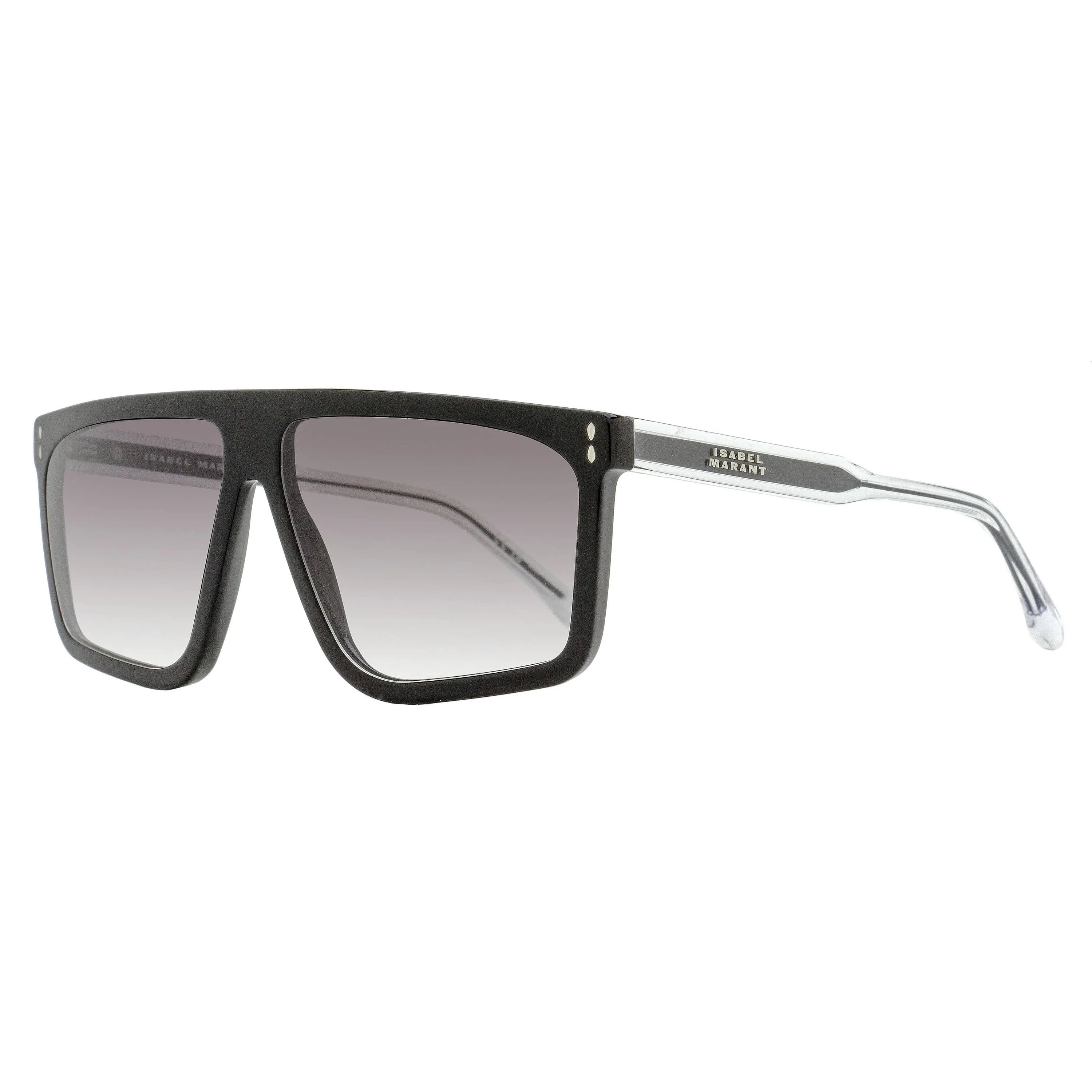 Crafted Isabel Marant Bluma Flat-Top Sunglasses IM0164 S 8079O Black Clear 61mm Safe
