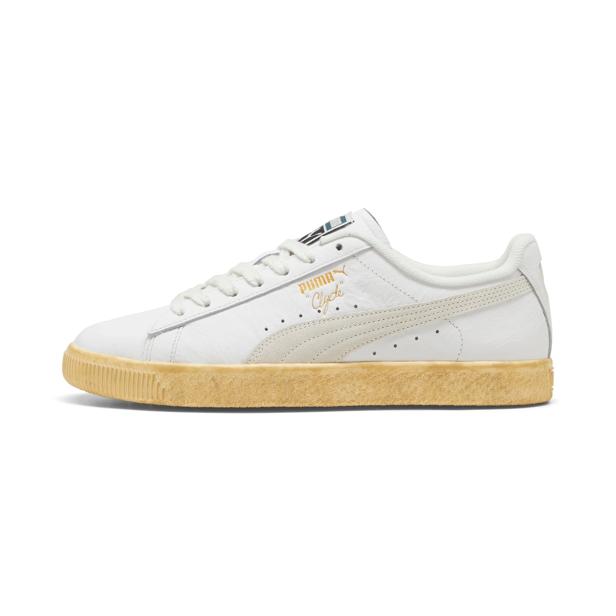 Verified Puma Men's Clyde Vintage Sneakers Sustainable