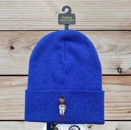 Traditional Polo Ralph Lauren Adult 2022 Olympics Bear Beanie Official
