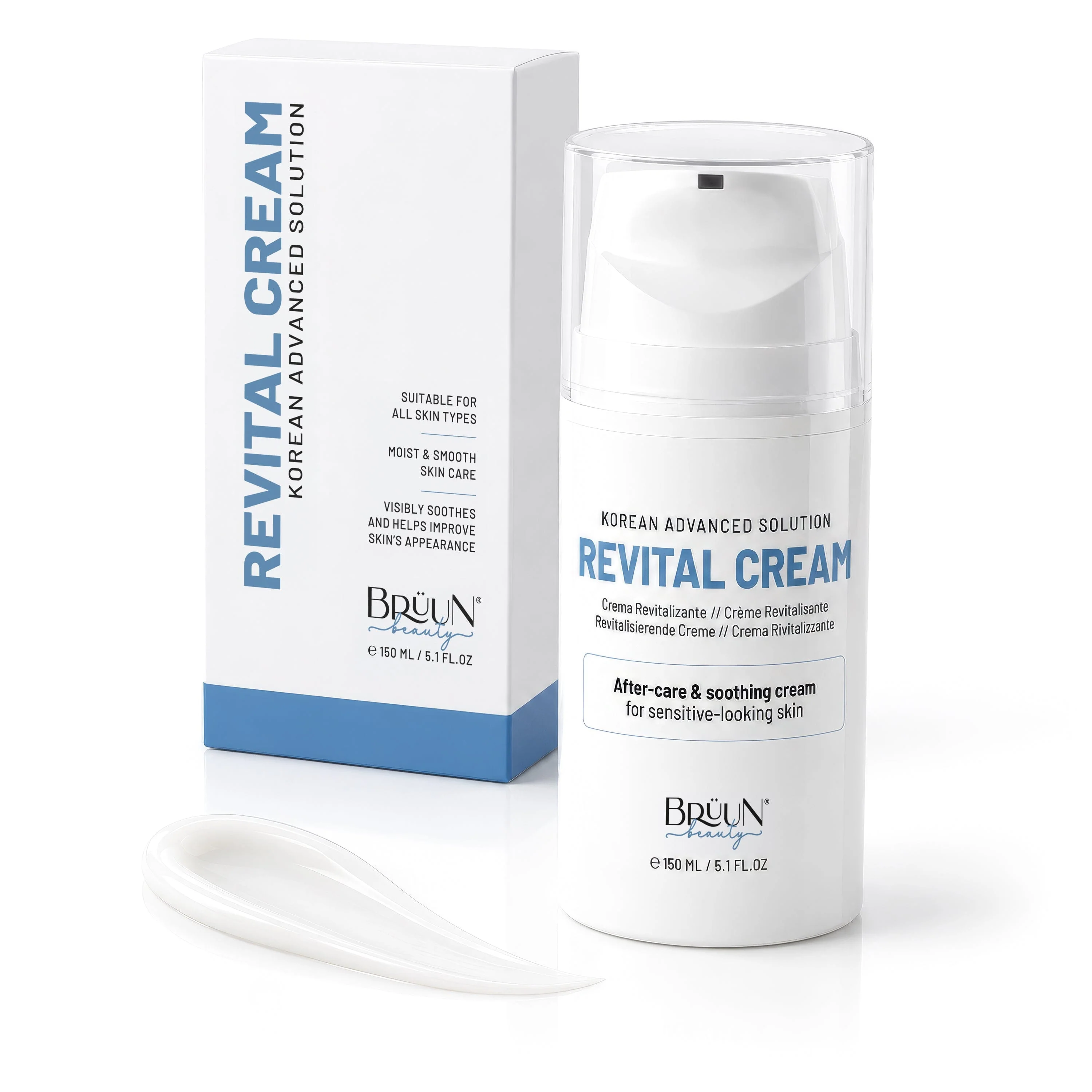 Practical BRÜUN Revital Cream 50ml - Korean Moisturizer for Face - Post Micronee Official
