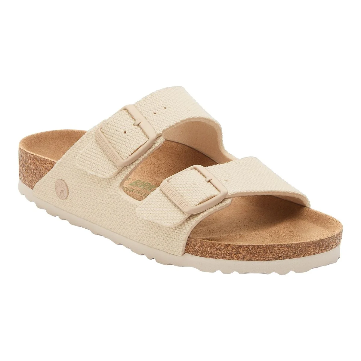 Certified Birkenstock Arizona Rivet Logo Textile Vegan Canvas Sandals Narrow Classic