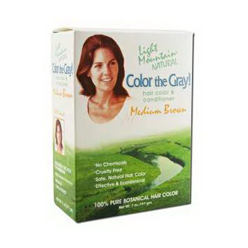 Classic Light Mountain Color The Gray Natural Hair Color And Conditioner Medium Brown - 7 Oz Superior