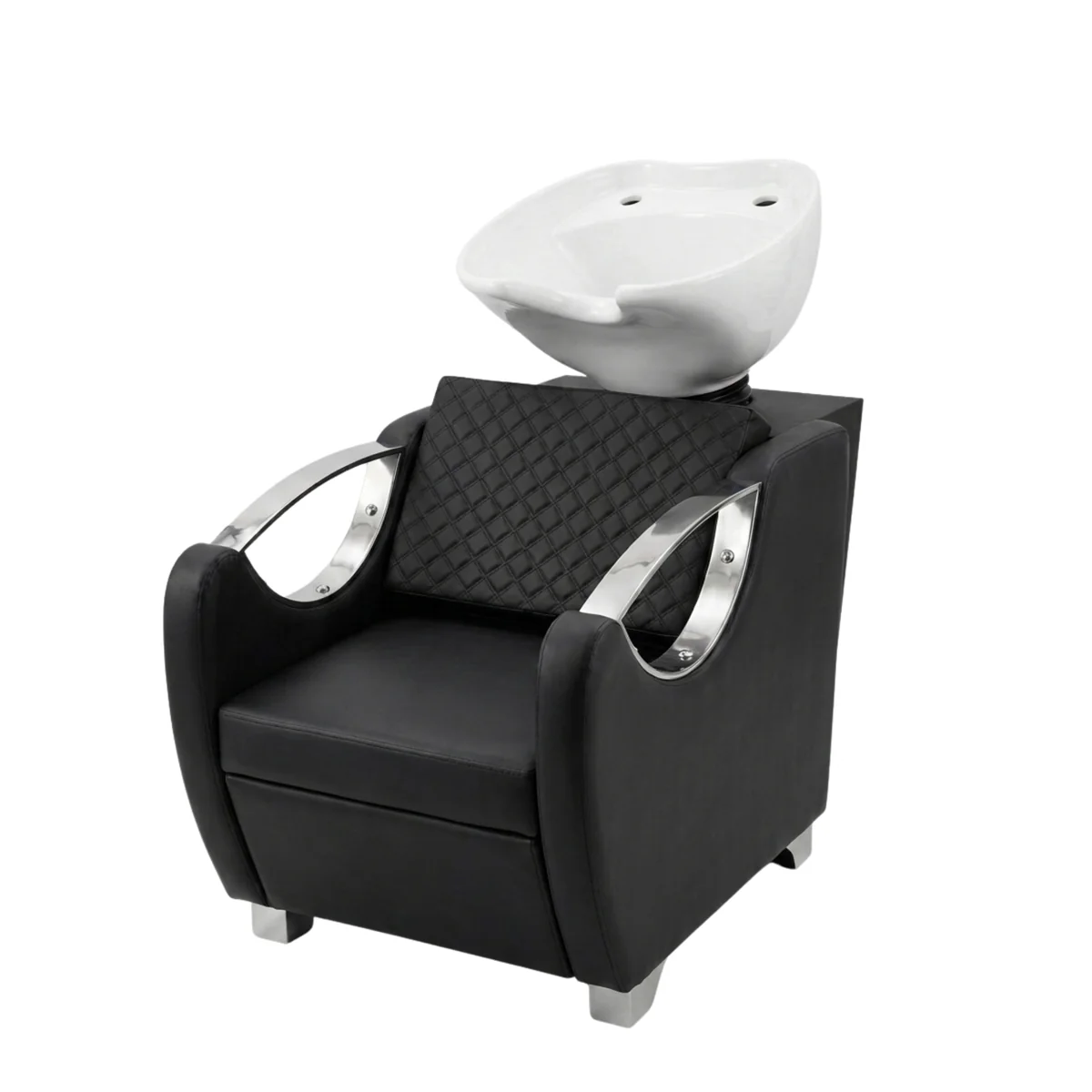 Minimalist Salon Stainless Handle Shampoo Chair Original