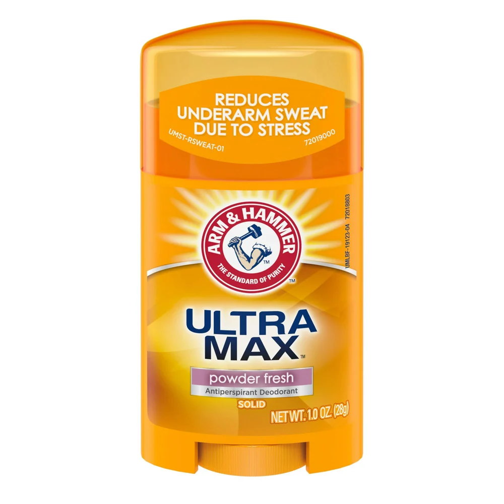 Organic Arm Hammer Ultra Max Deodorant Powder Fresh Solid 1 Oz Exceptional