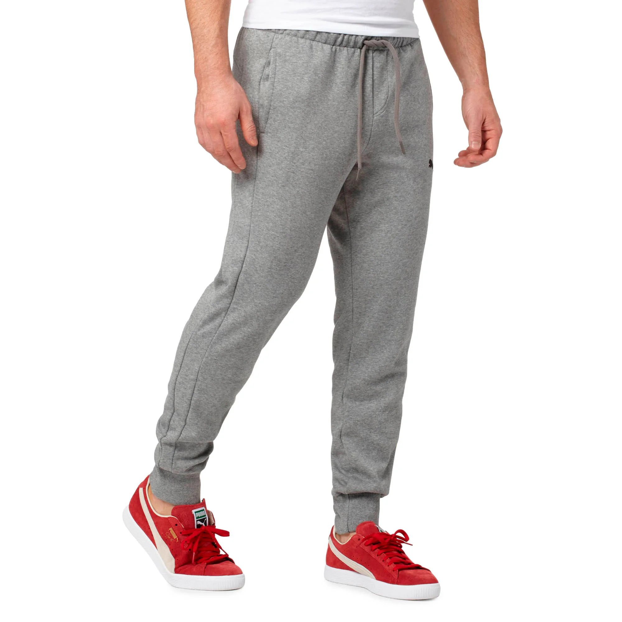 Natural Puma Men's P48 Core Pants Fleece Cf Pants Flexible