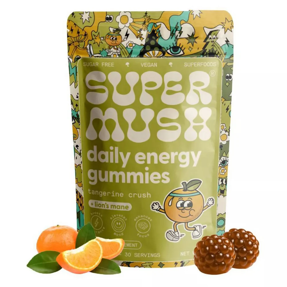 Innovative SuperMush Daily Energy Sugar Gummies 60Ea Artisan