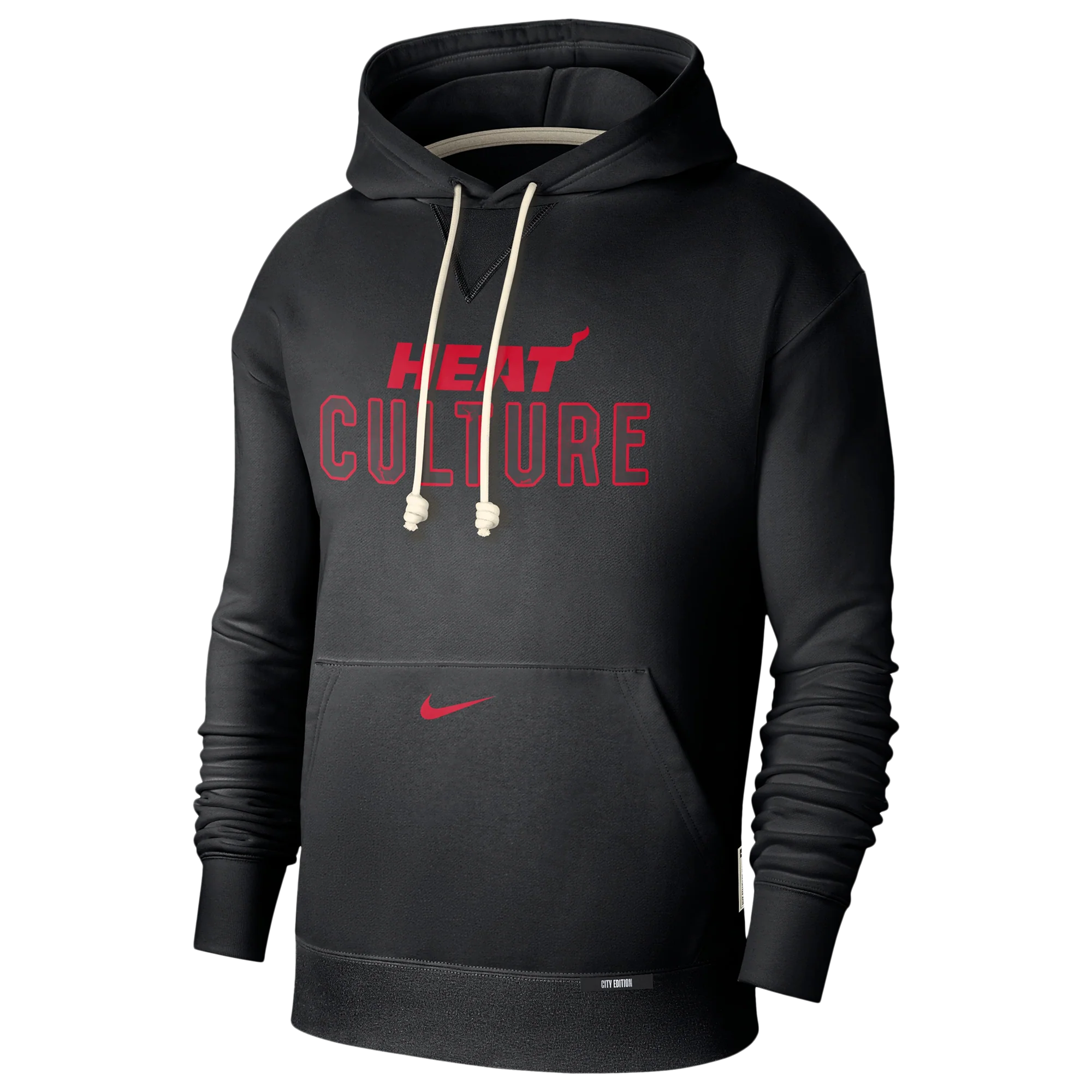 Fine Crafted Nike Men's NBA Heat Dri-Fit Standard Issue Hoodie Cts City Edition Certified