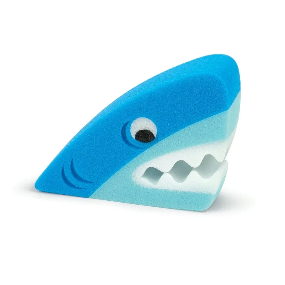 User-Friendly Bath Biters Kids Bath Sponge Shark Convenient