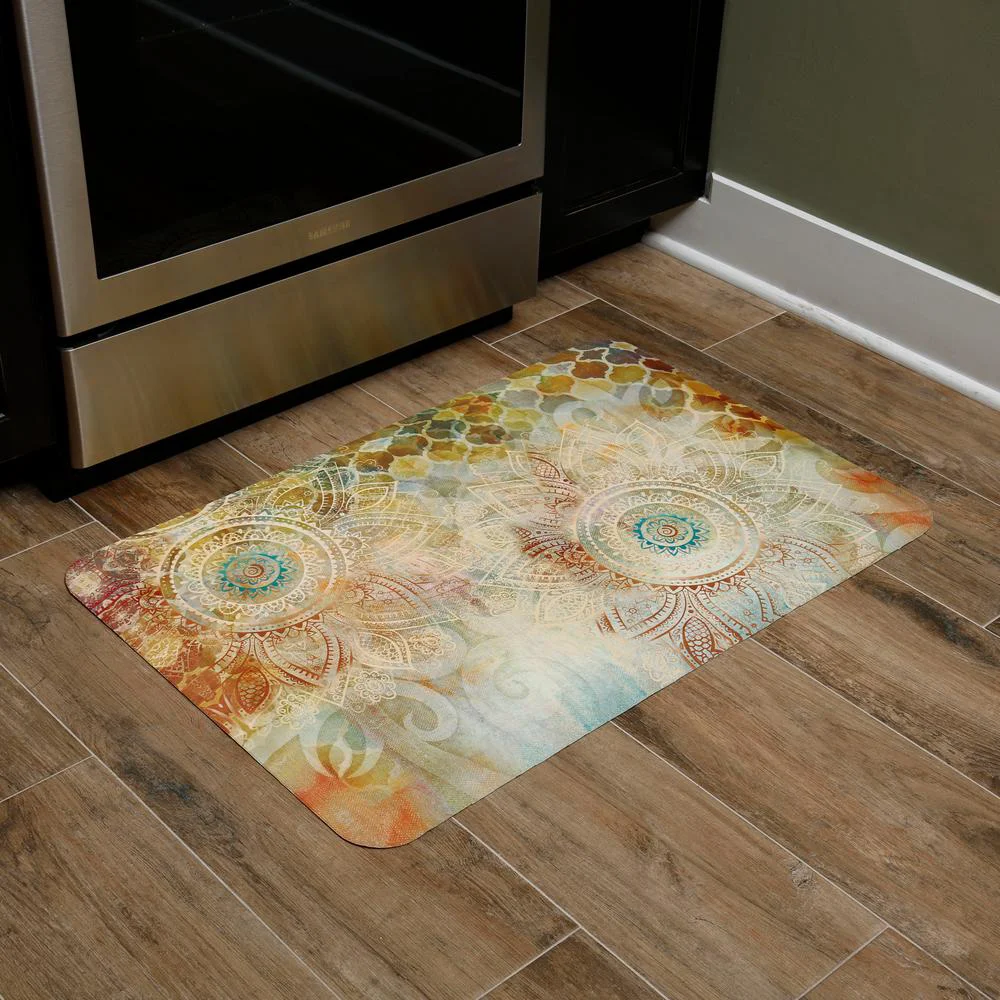 Soft Printed Anti Fatigue Kitchen Mats in 3 Sizes Premium Material