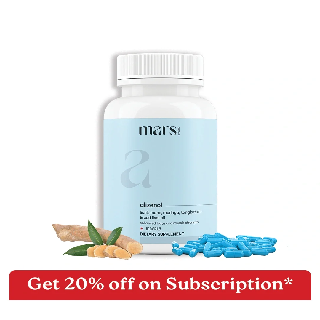 Carefully Designed Mars Alizenol - Powered by Moringa Lions Mane and Tongkat Ali Fast
