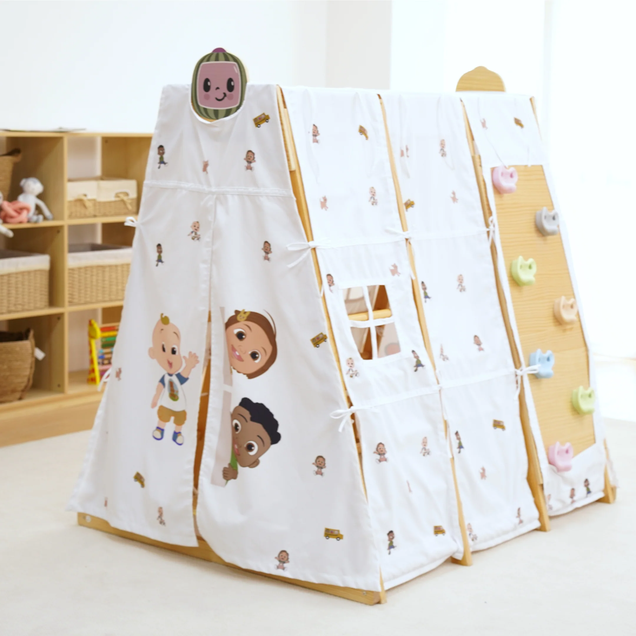 Proven Cocomelon Play Tent Cover – Fits Avenlur Large Magnolia Climbing Playset Tent Only Elegant
