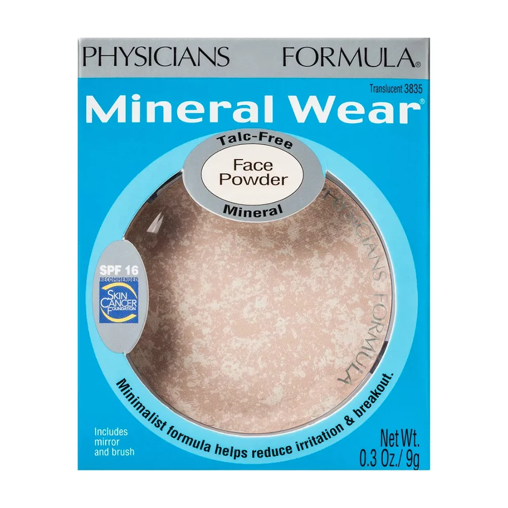 Luxury Physicians Formula Mineral Wear Pressed Powder Talc FrOe Light Beige 0.3 Oz Quality