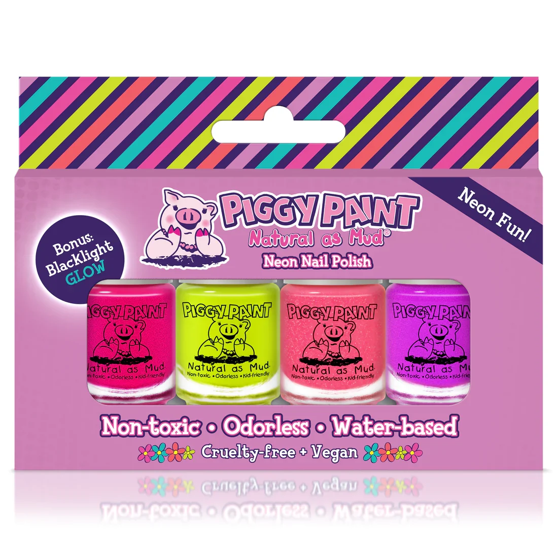 Secure Nail Polish Neon Set Breathable