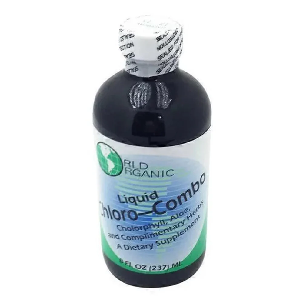 Secure World Organic Liquid Chloro Combo with Aloe Herbal Dietary Supplement 8Oz 237ml Innovative