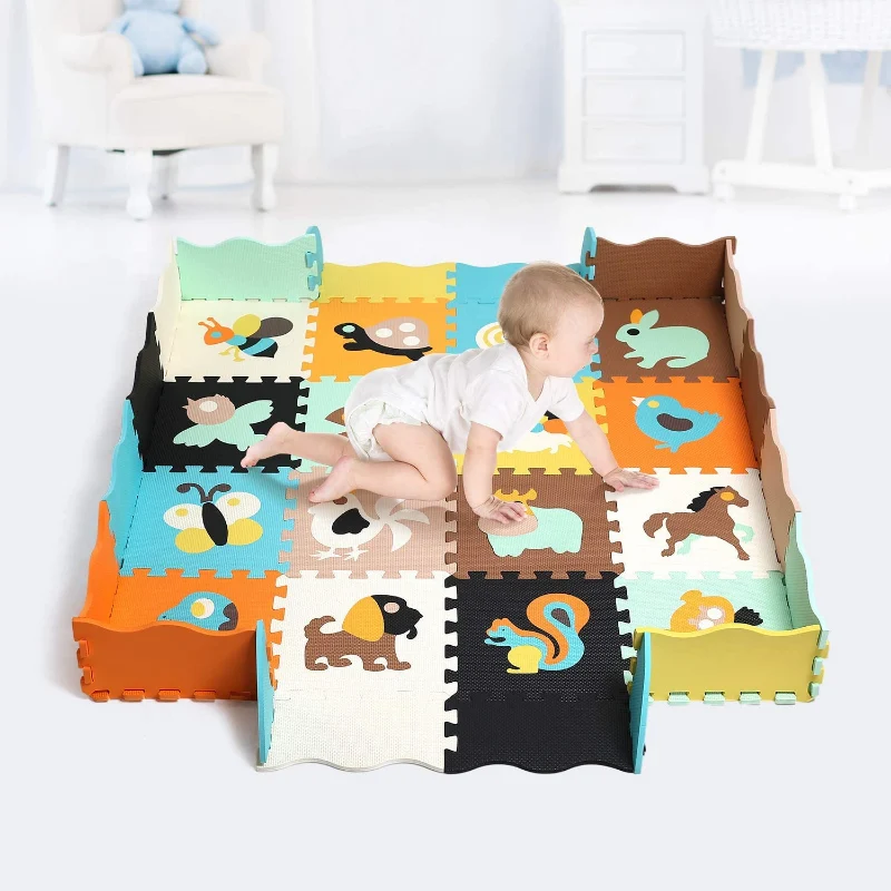 Organic Large Crawling Floor Baby Foam Play Mat Convenient