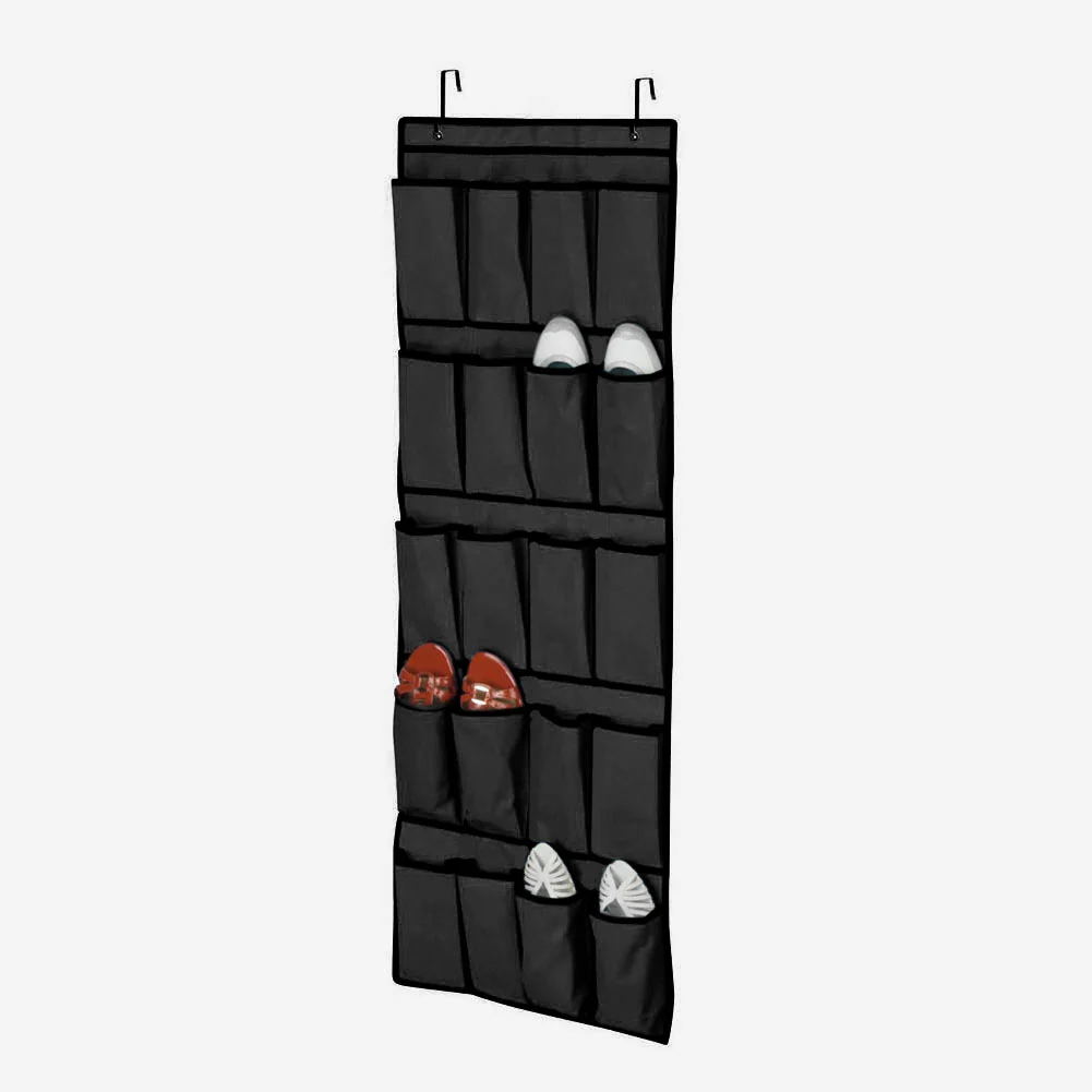 Healthy Premium 20 Pair Over Door Hanging Shoe Organizer Rack Natural