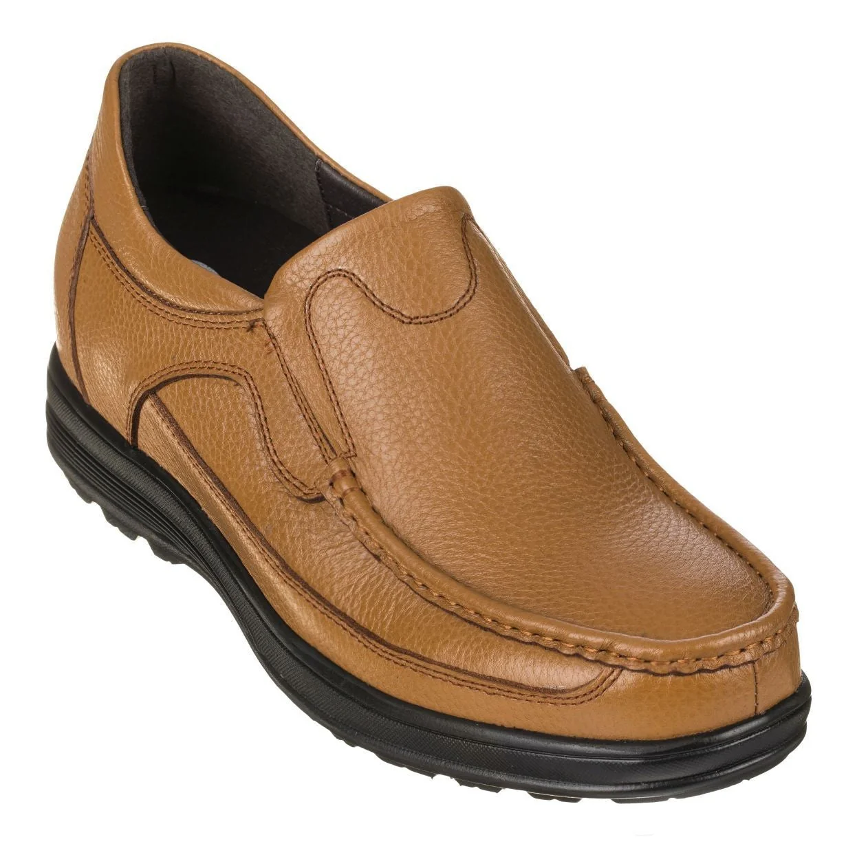 Exclusive CALTO - G1829 - 3.2 Inches Taller Tan Brown - Lightweight Original