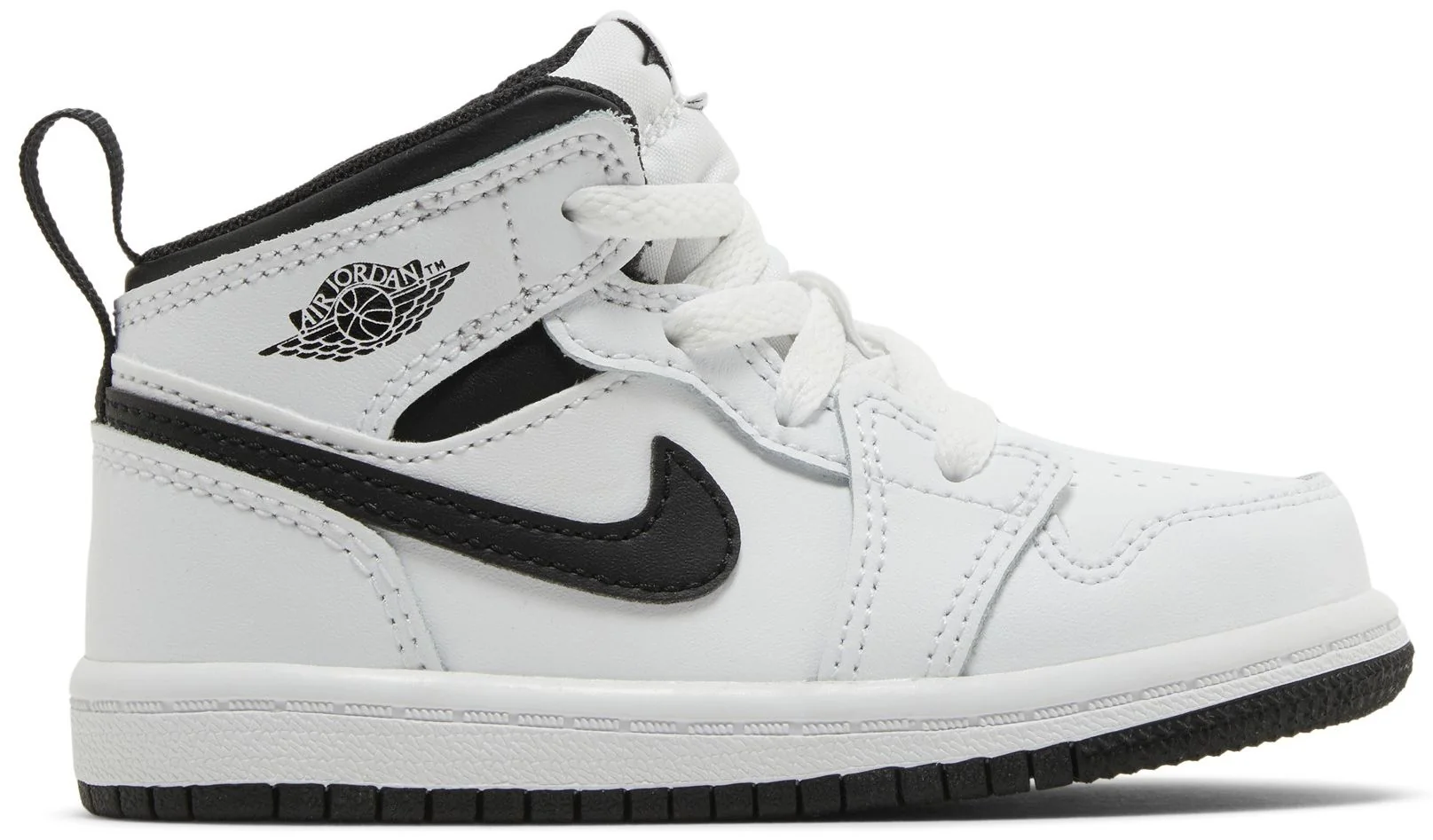 High-End Air Jordan Toddlers Retro 1 Mid 'Reverse Panda' Safe