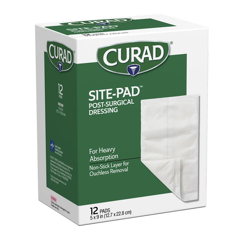 Sustainable Curad Sterile Surgical Dressing Sitepads Size 5 X 9 In 12 Ea Official