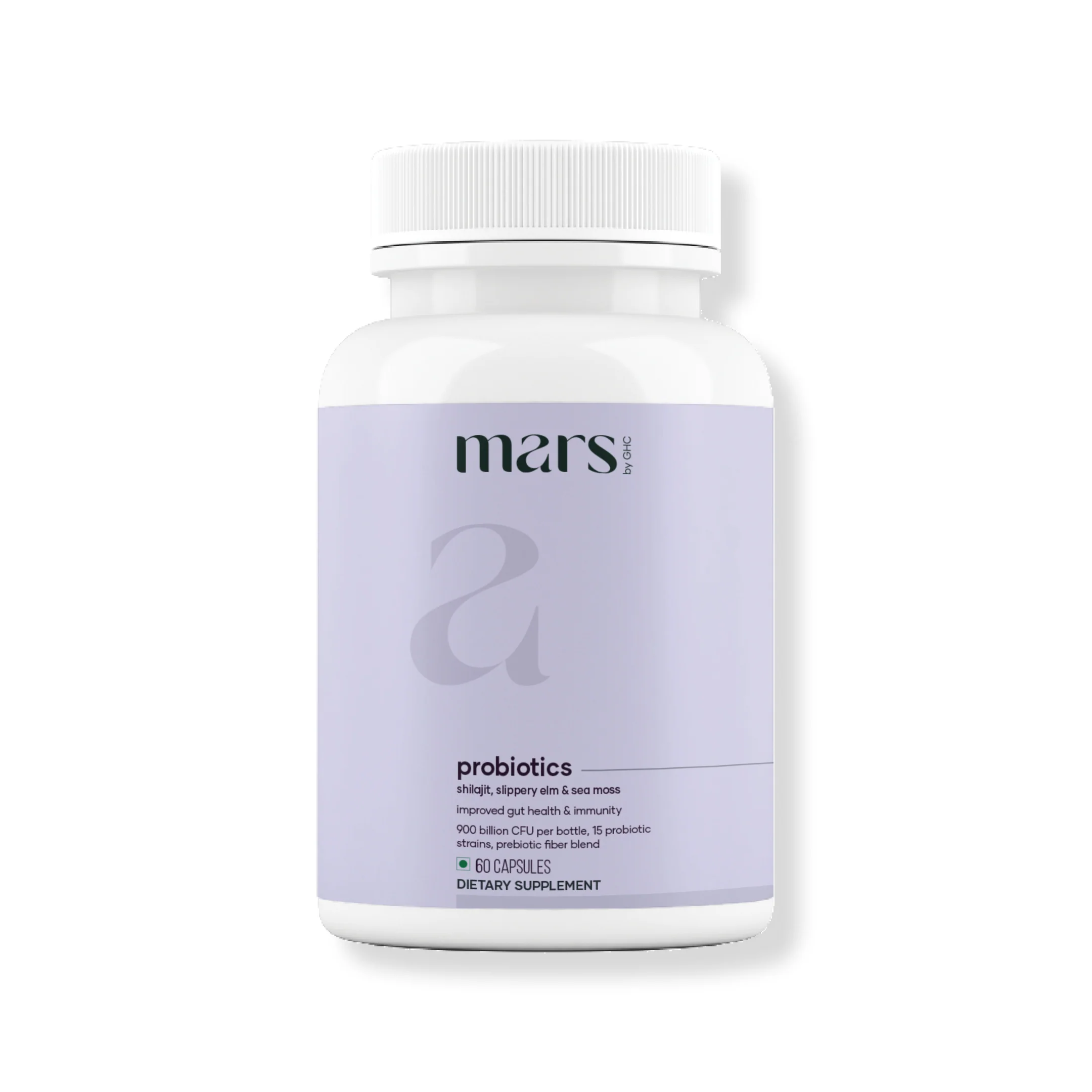 Selected Mars Probiotics for Men Powered with Shilajit Sea Moss Slippery Elm Clean