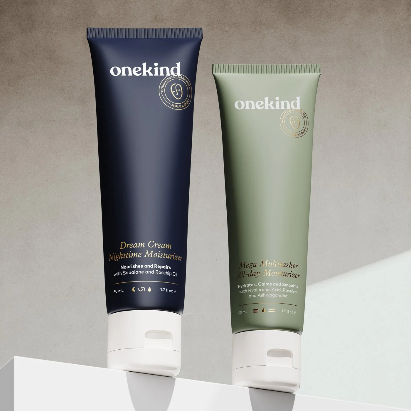 Premium Do you test on animals Are Onekind products pregnancy-safe In what order should I use the products Where are Onekind products made Are Onekind products gluten- Fast