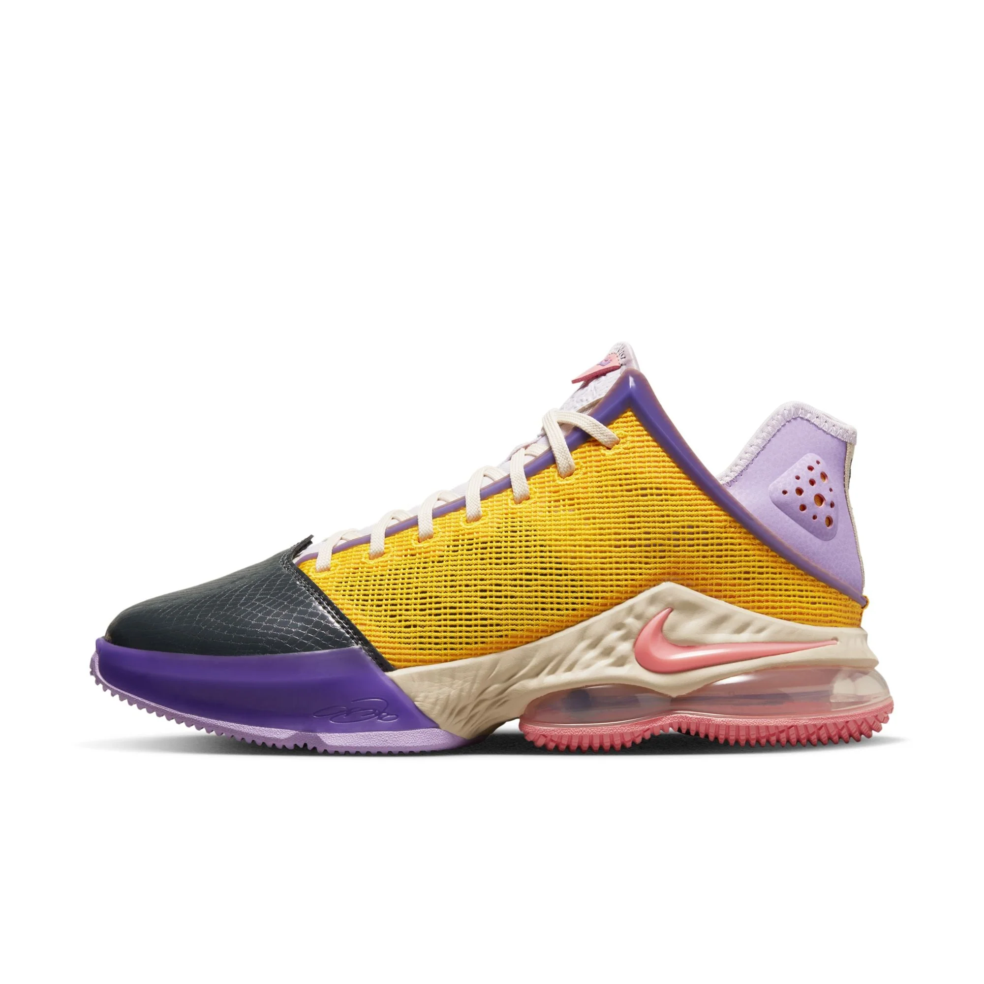 Expertly Made Nike Men's Lebron 19 Low 'Mismatch' Sneakers Enhanced