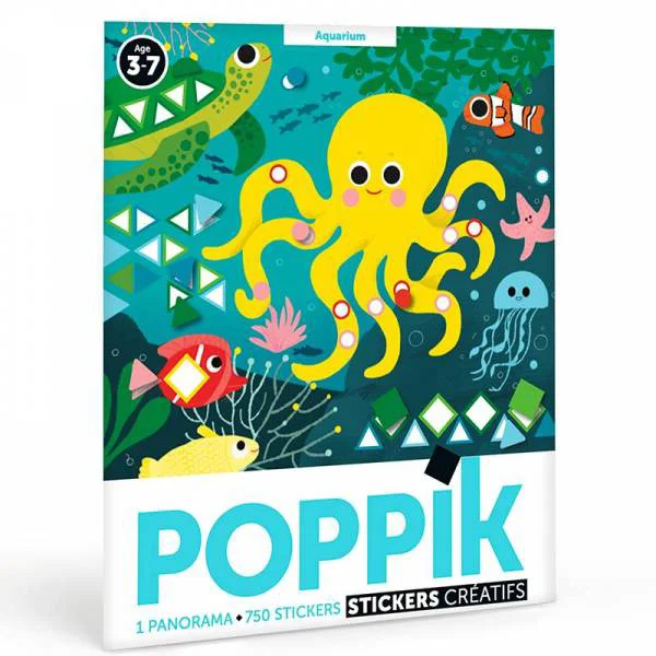 Healthy Poppik Sticker Panorama Aquarium Reliable