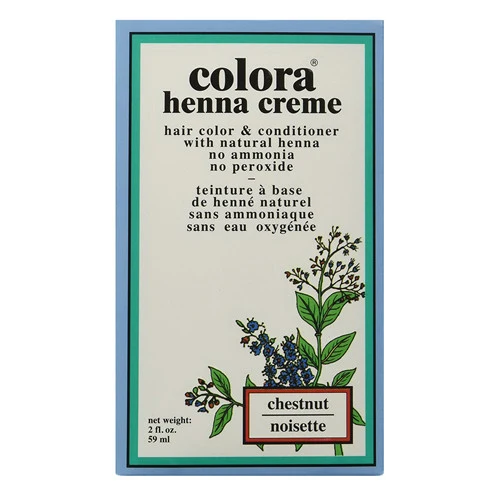 Detailed Colora Henna Creme Hair Color And Conditioner Chestnut 2 Oz Lightweight