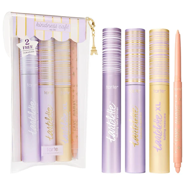 Organic TARTE COSMETICS KIDNESS CAFE MASCARA AND EYELINER SET Outstanding