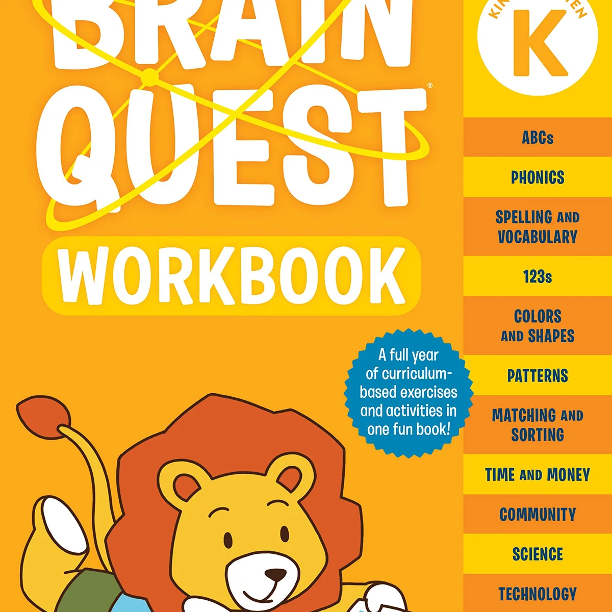 Versatile Brain Quest Workbook Kindergarten First-Class
