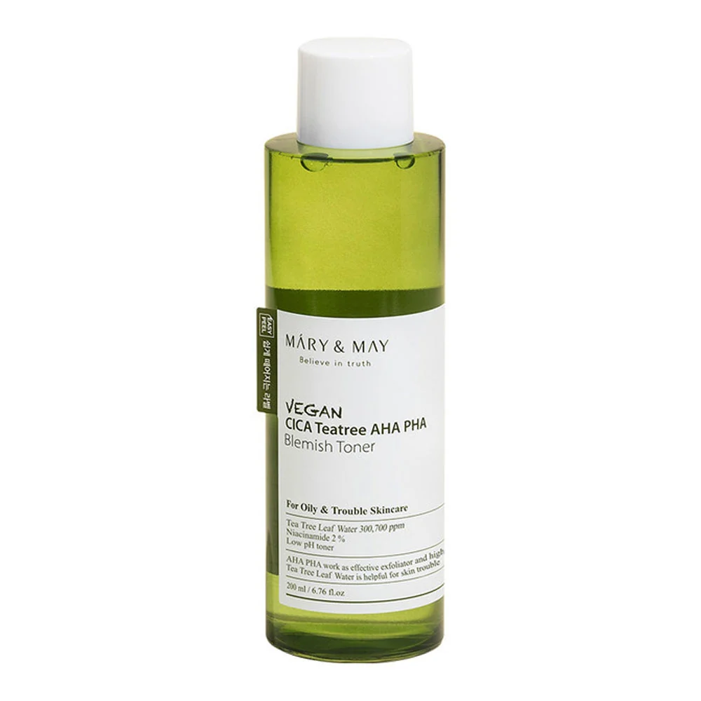 Fine Vegan CICA Tea Tree AHA PHA Blemish Toner Functional