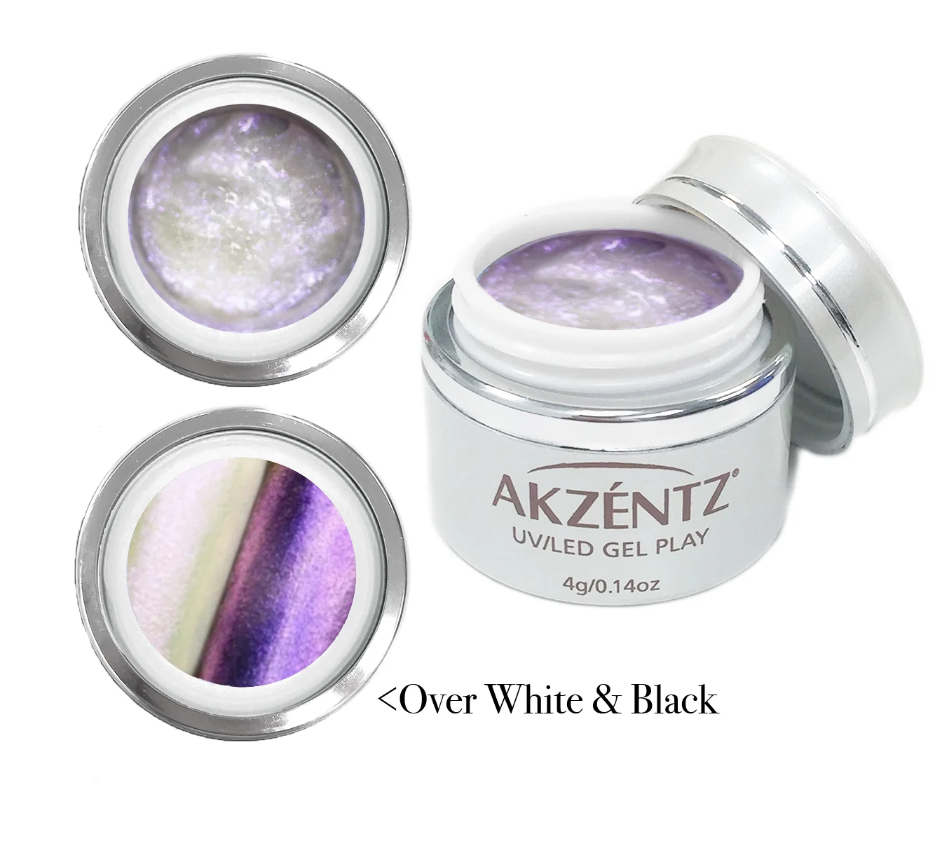 Verified Purple Sirene Mermaid Shimmer - Akzentz Gel Play UV LED Relaxed