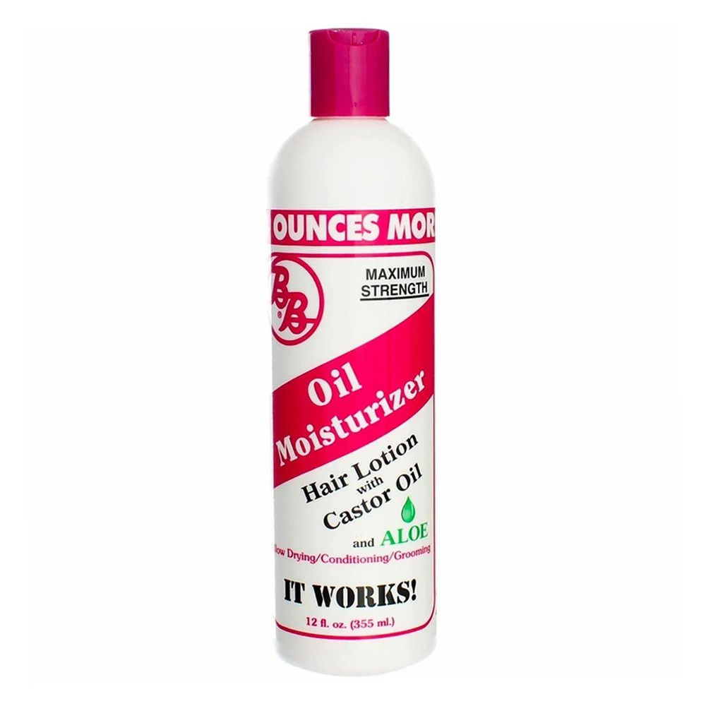 Stylish Bronner Brother's Oil Moisterizer Hair Lotion With Castrol Oil And Aloe 12 oz Functional