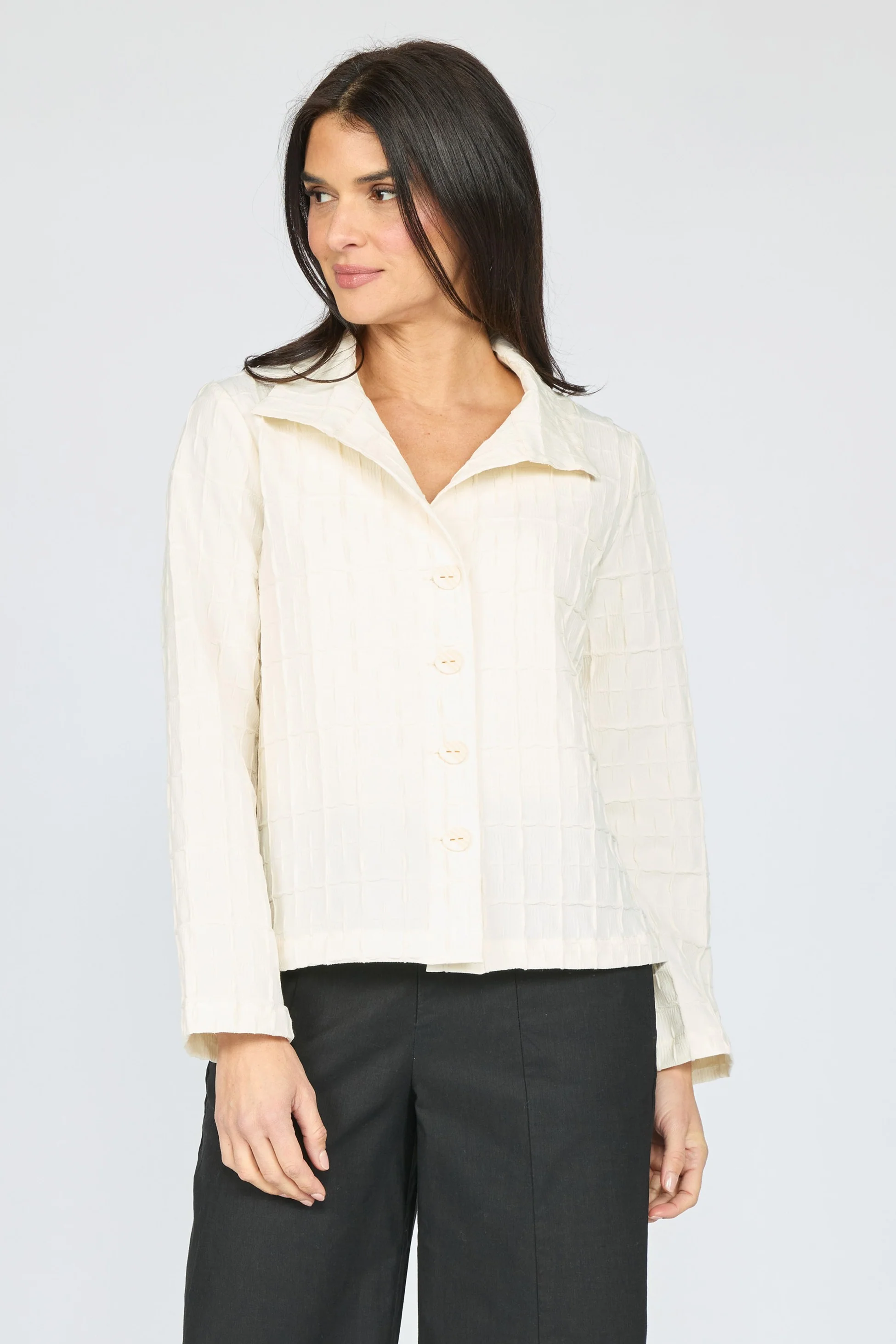 Expertly Made Lattice Weave Jacket Organic