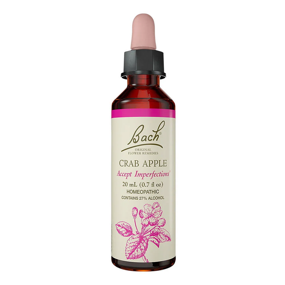 Luxury Bach Flower Essences For Nervous Tension Crab Apple 0.7 Oz Crafted
