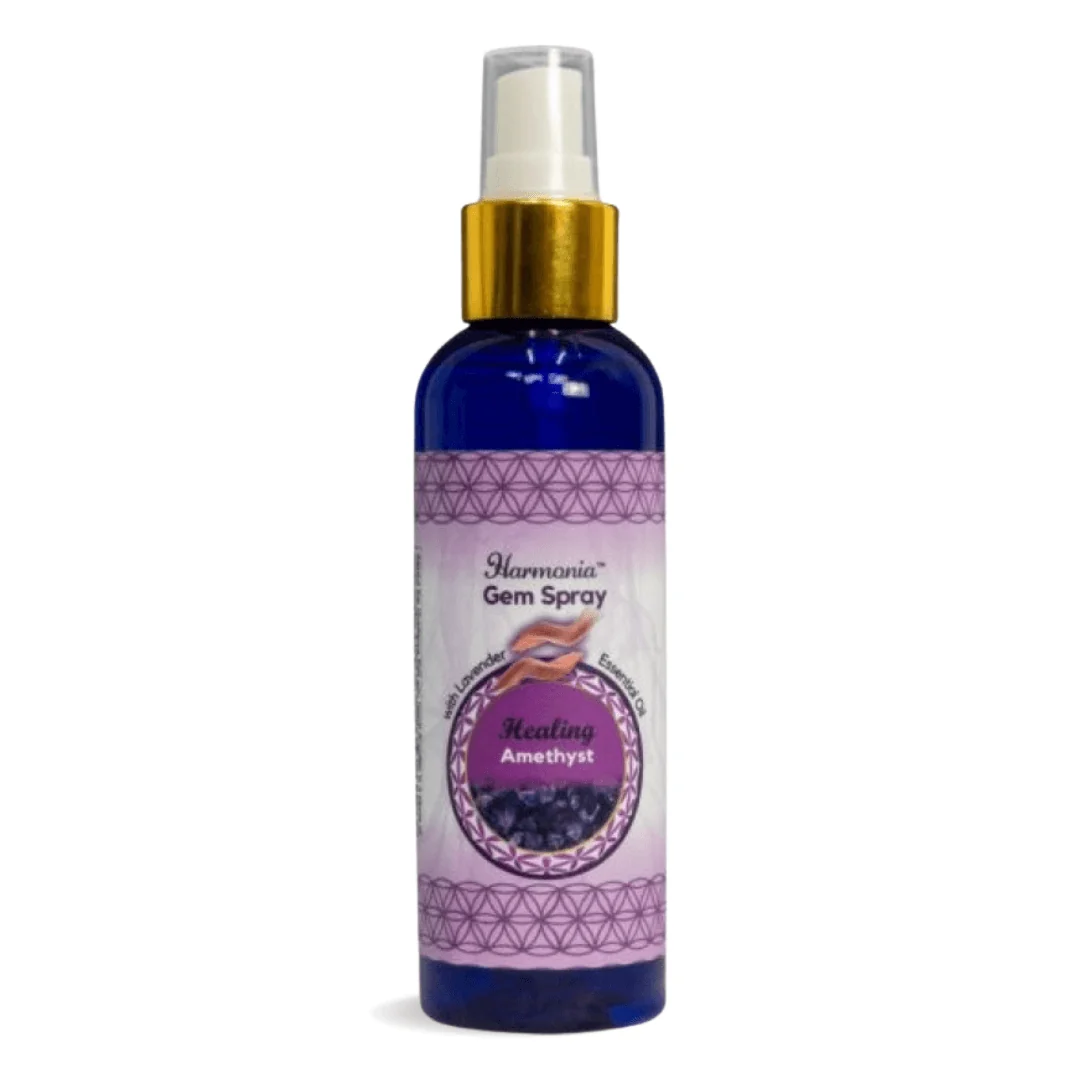 Natural Healing Amethyst Lavender Crystal Wellness Spray for Guidance Convenient