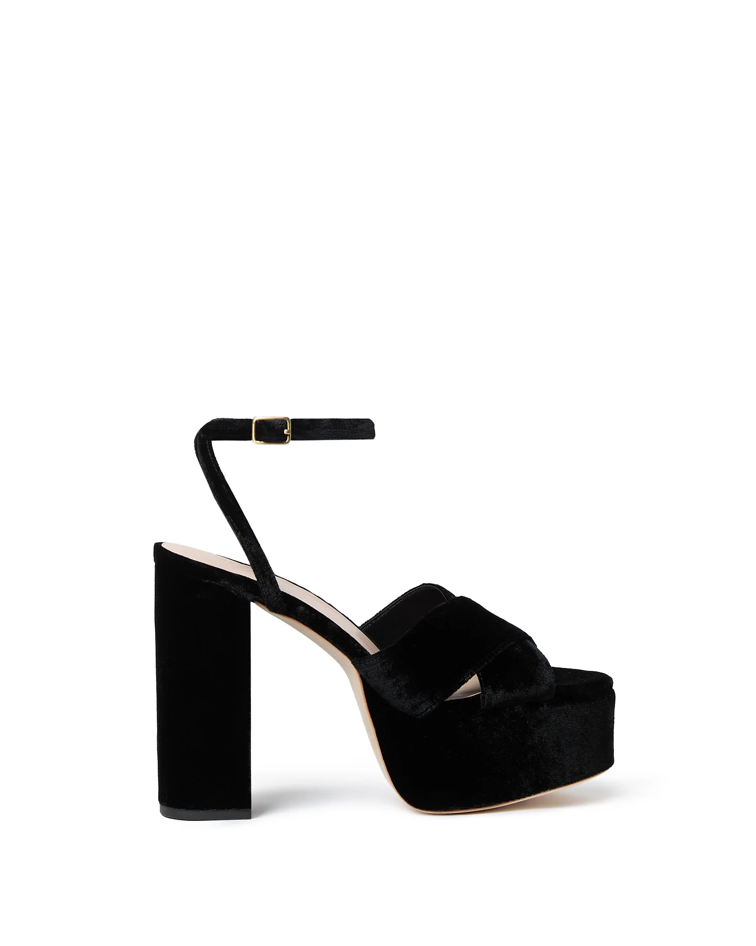 High-End Loeffler Randall Loretta Platform Sandal in Black Soft