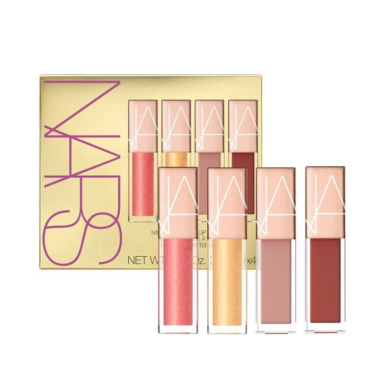 Authentic NARS COSMETICS MINI AFTERGLOW LIP SHINE SET Quality