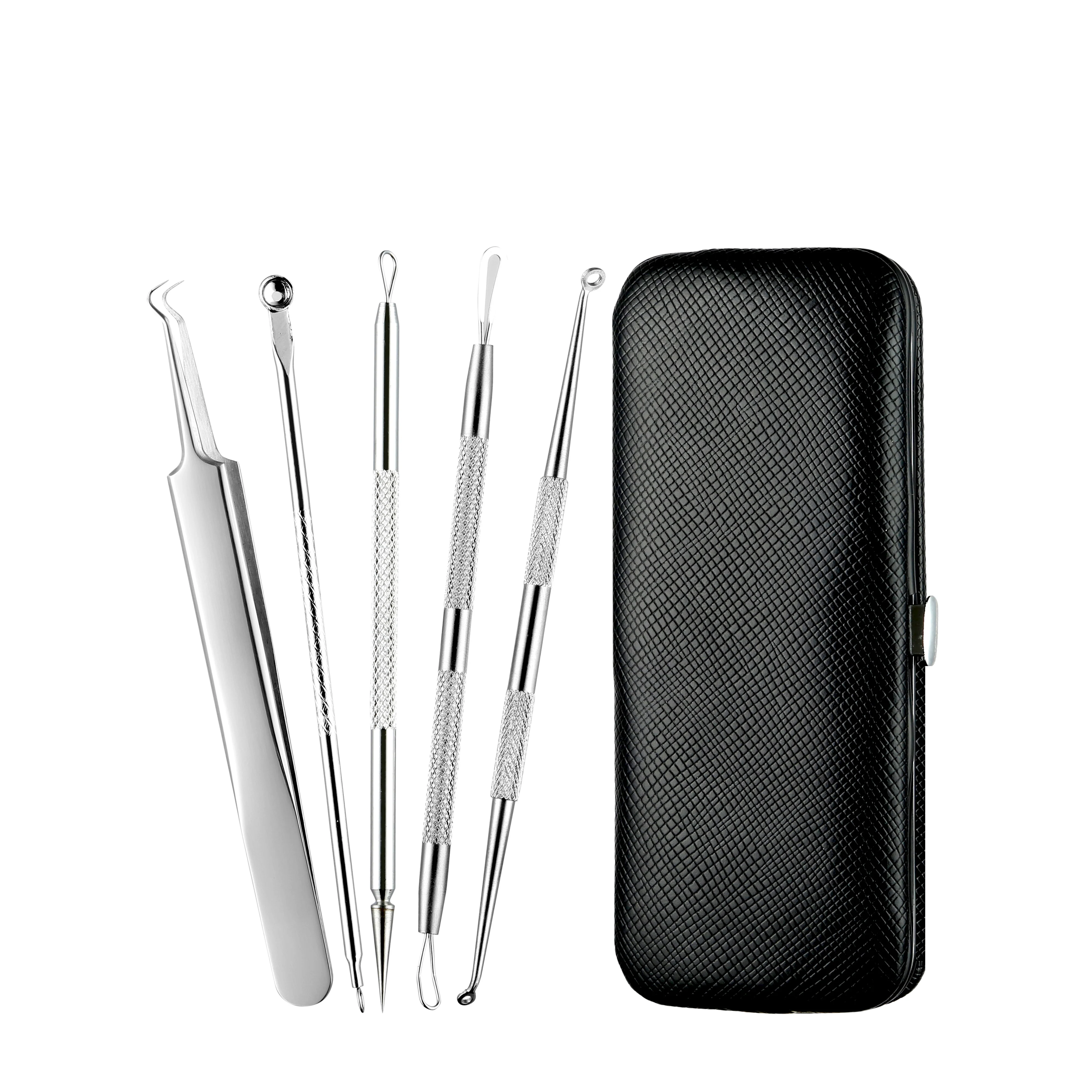 Powerful Beauté Secrets Stainless Steel Anti-Slid Handle Blackhead Remover Tools Superior