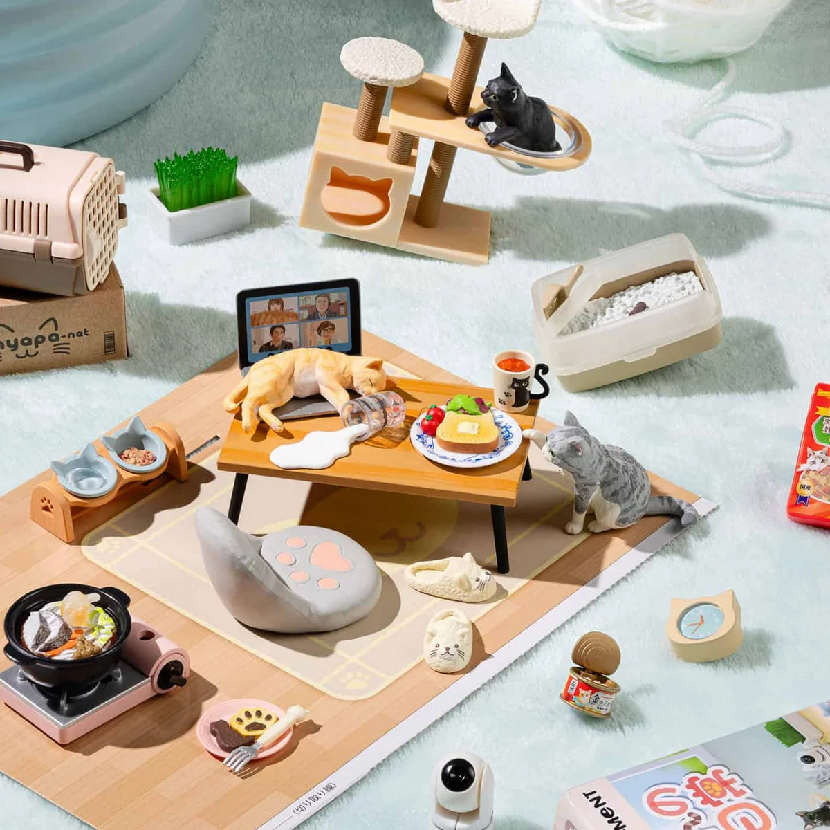 Unique Re-Ment Life with Cats Blind Box Contemporary