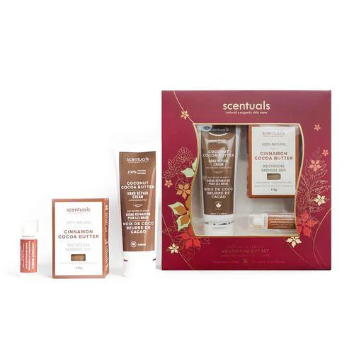 Official Nourishing Cocoa Calm Gift Set Minimalist
