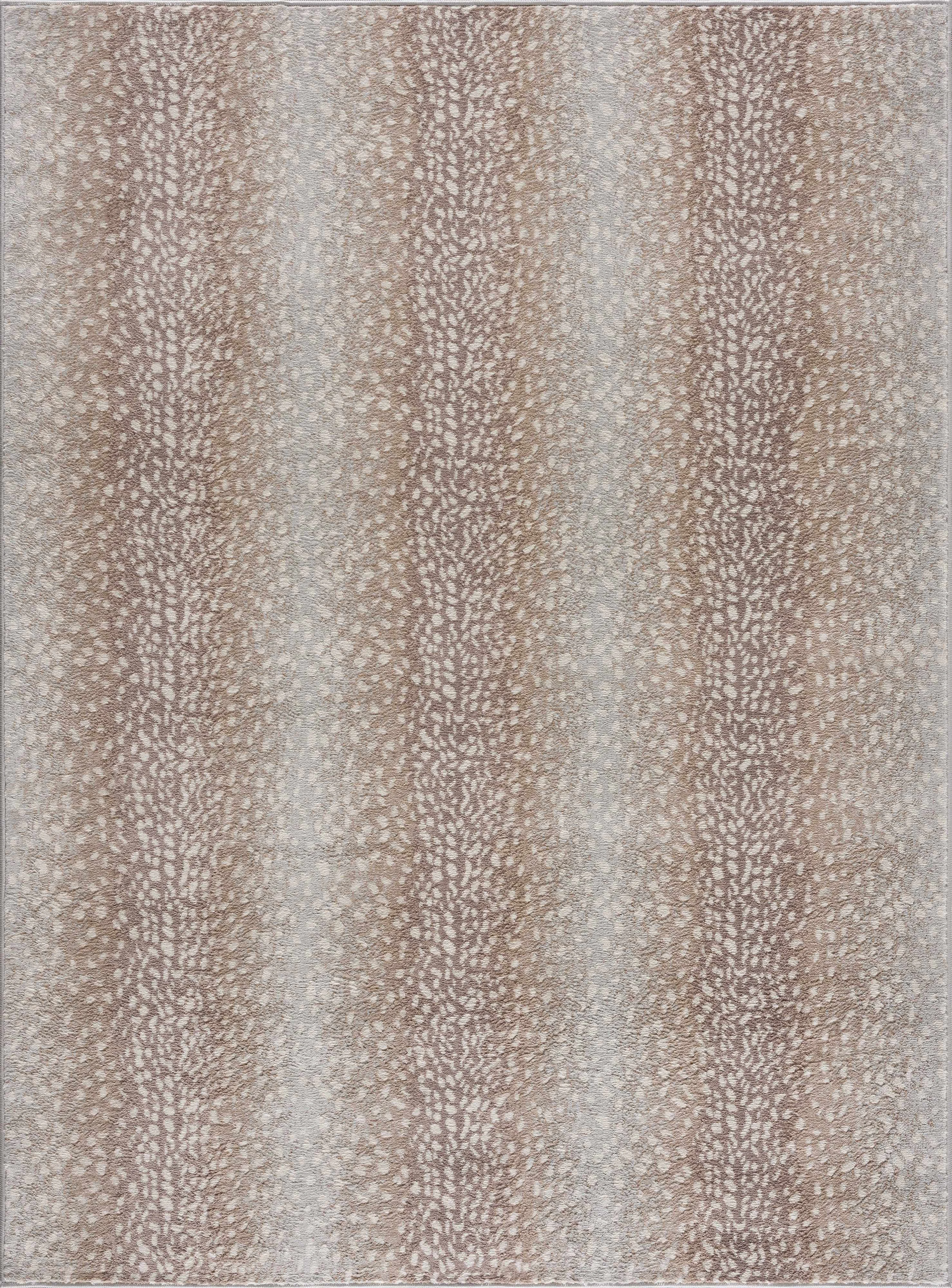 Convenient Pointblank Tan Leopard Print Rug Flexible