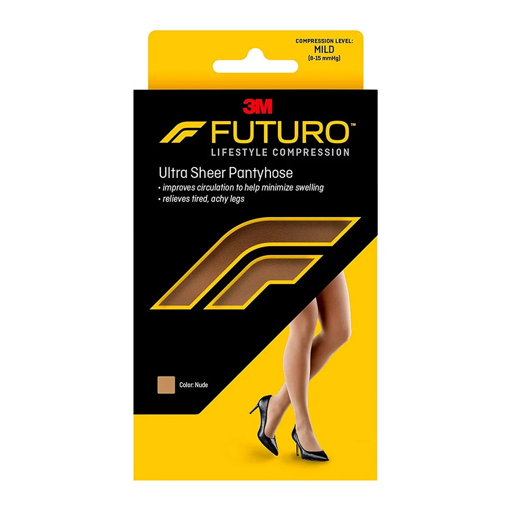 World-Class 3M Futuro Ultra Sheer Pantyhose Mild Compression Comfort Silky Soft X-Large Nude 1 Pair Expertly Made